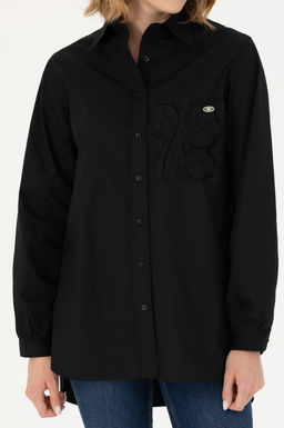 U. S. Polo Assn Женская черная рубашка с длинным рукавом - U.s. polo assn фото 20