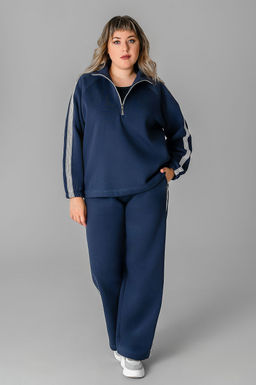 Арт. 2917 Костюм женский с начесом 46-54 (5 шт) Цвет:индиго - Калинка фото 10