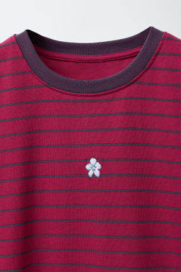 FLORAL EMBROIDERED T-SHIRT - Zara фото 3