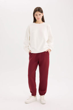 Standart Fit Kal?n Jogger Esofman Alt? Bel Paca Lastikli Basic Duz Uzun Boy - Defacto фото 5