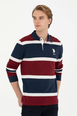 Мужской бордово-красный свитшот Неожиданная скидка в корзине - U.s. polo assn фото 3