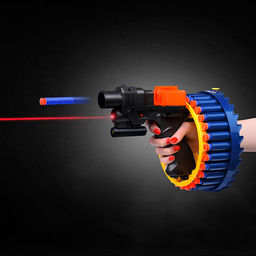 Бластер "Rotating wheel-1" в коробке