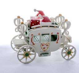 Декоративные новогодние украшения: Карета крытая 6017 Santa - Idh фото 4