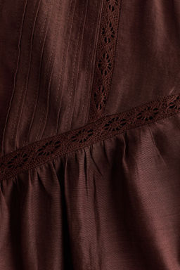 Blusa en mezcla de viscosa con inserci?n de encaje - H&m фото 4