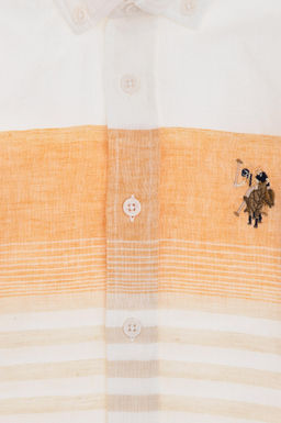 Erkek _ocuk Turuncu Uzun Kollu G_mlek Sepette S_rpriz _ndirim - U.s. polo assn фото 4