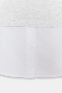 HOODED SHIRT WITH CONTRASTING HOODIE - Zara фото 14