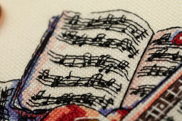 Klart набор для вышивания 8-491 Аккорды для гитары 23.5 х 16.5 см