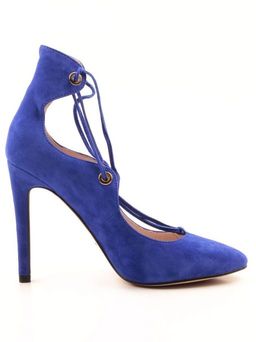 06-V-238 BLUE Туфли женские (натуральная замша) - Фабричный китай фото 10