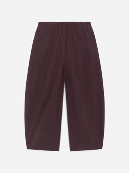 Pantalones de algod?n con pernera de barril
