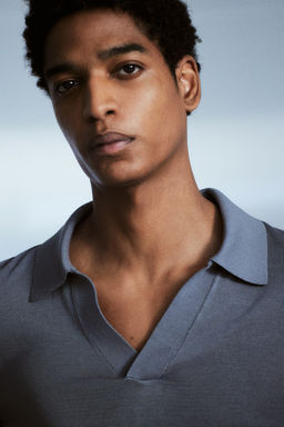 Regular Fit Fine-knit polo shirt - H&m фото 2