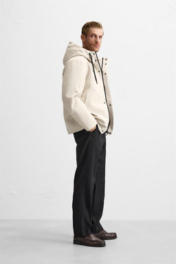 HOODED TECHNICAL JACKET - Zara фото 13