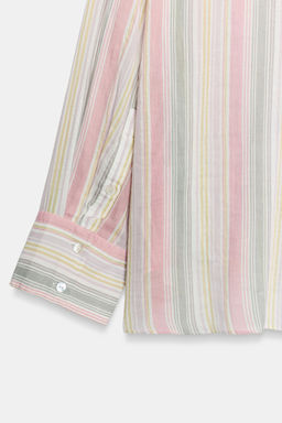 CAMISA GASA OVERSIZE BOLSILLO / ?nico - Zara фото 6