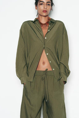 PYJAMA-STYLE TROUSERS - Zara фото 3