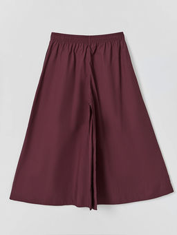 Брюки кюлоты женские бордовые - Mark formelle фото 7