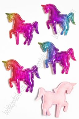 Патч голографик "Единорог" 6*6,5 см (10 шт) SF-2974, №7