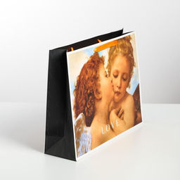 Пакет подарочный ламинированный, упаковка, Love, L 40×31×11.5 см