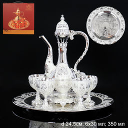 Коньячный набор серебро / 205-7-Silver /уп 20 / - Галеонтрейд фото 2