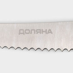 Набор кухонных принадлежностей на подставке Ardone, 7 предметов: 5 ножей, мусат и ножницы, цвет хромированный - Simaland фото 6