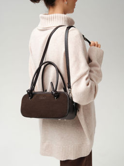 Сумка Curl DBR 31363 черный каштан  фото 6