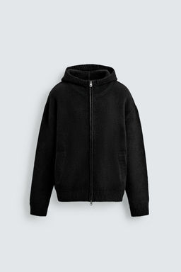 CHAQUETA PUNTO CAPUCHA / Gris - Zara фото 8