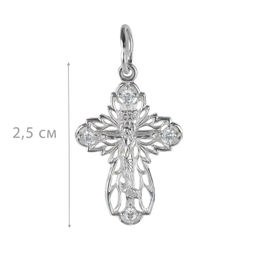 Крест, куб.циркон., ТРК3-513