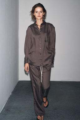 OVERSIZE STRIPED SHIRT ZW COLLECTION