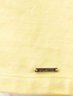 VILATTE / Футболка из премиального хлопка с эластаном  фото 3