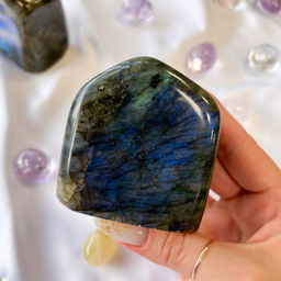 Срез (экран) из камня Лабрадор полированный - Радуга самоцветов фото 3