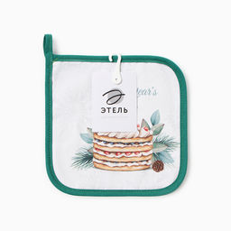Прихватка Этель Sweet treat саржа, 19?19 см,100% хлопок, ватин 250 г/м?
