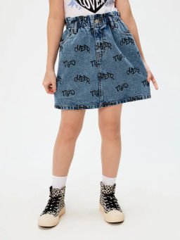 ACOOLA / Юбка джинсовая детская для девочек Metapod синий