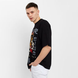 Футболка мужская KAFTAN «Тигр», черный, размер 54