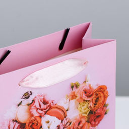 Цена за 2 шт. Пакет подарочный ламинированный, упаковка, «Цветочные радости», S 12 х 15 х 5.5 см