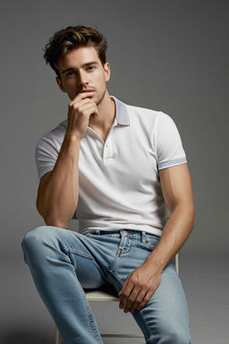 TRENDYOL MAN Beyaz Regular/Normal Kesim Polo Yaka T-shirt TMNSS25PO00033 - Trendyolmilla фото 5