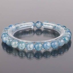 Браслет из камня Кианит (Индия) 18 см