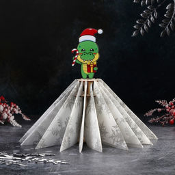 Салфетница деревянная Доляна Счастливый Дракончик, символ года 2024, 23,599 см