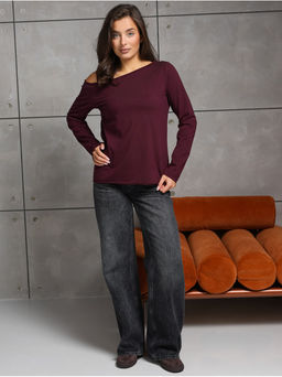 Лонгслив Плечо Черный - София фото 28