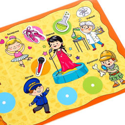 Магнитная книжка- игрушка Профессии 8 стр. - Буква-Ленд фото 4