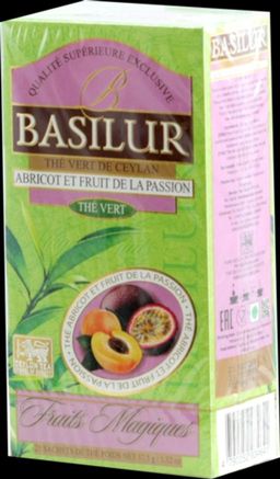 BASILUR. Волшебные фрукты. Абрикос и маракуйя карт.пачка, 25 пак.