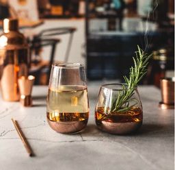 Набор стаканов СИР ДЕ КОНЬЯК ЭЛЕКТРИЧЕСКАЯ МЕДЬ 4шт 300мл низкие