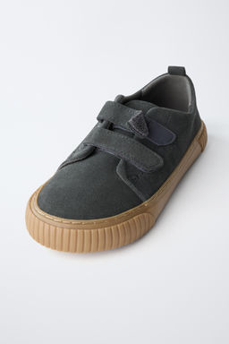 LEATHER STRAP BAREFOOT SNEAKERS - Zara фото 17