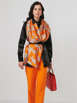 Большой, мягкий, тонкий и очень нежный двусторонний палантин - Tantino фото 4