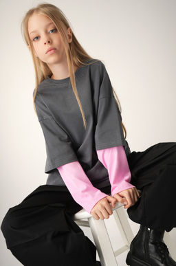 Лонгслив с двойным рукавом для девочки Happyfox - Happy fox фото 6