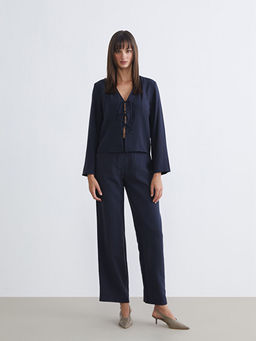 Beli Lastikli Geni? Pa?a Kad?n Pantolon