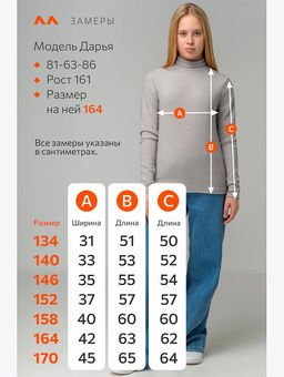 Водолазка для девочки Happyfox