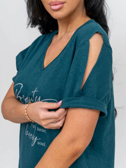 Платье женское, цвет зеленый