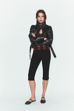 BAILARINA PIEL DESTALONADA / Marr?n