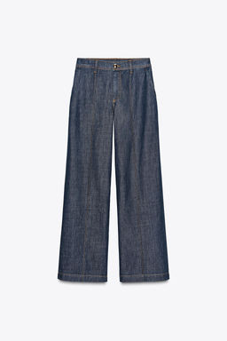 Z1975 WIDE-LEG SEAM JEANS - Zara фото 5