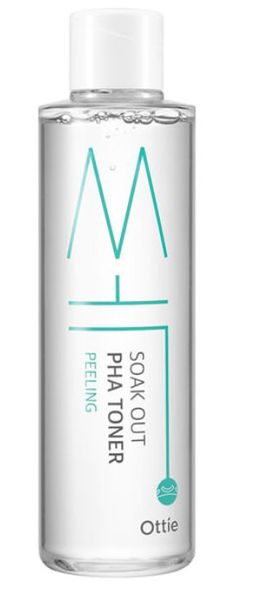 Soak Out PHA Toner Peeling 210мл Слабокислотный отшелушивающий тонер