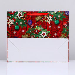 Пакет ламинированный горизонтальный Вязанка,49 х 40 х 19 см - UPAK LAND фото 4