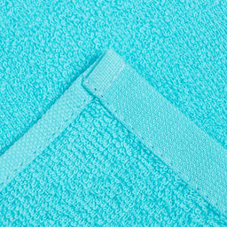 Полотенце махровое«Экономь и Я», 50×90 см, хлопок 100%, голубое